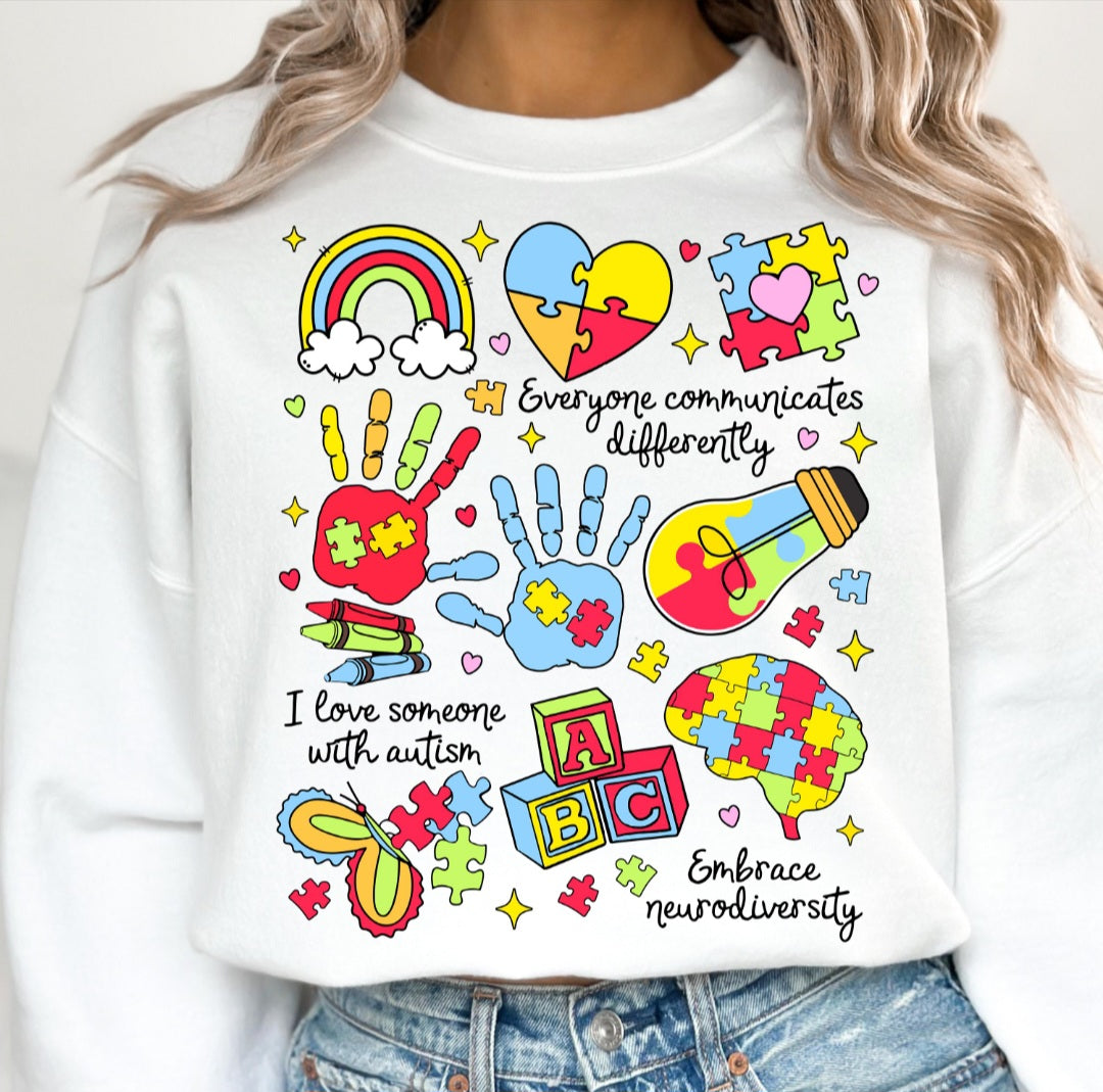 Embrace neurodiversity- Bright Colors