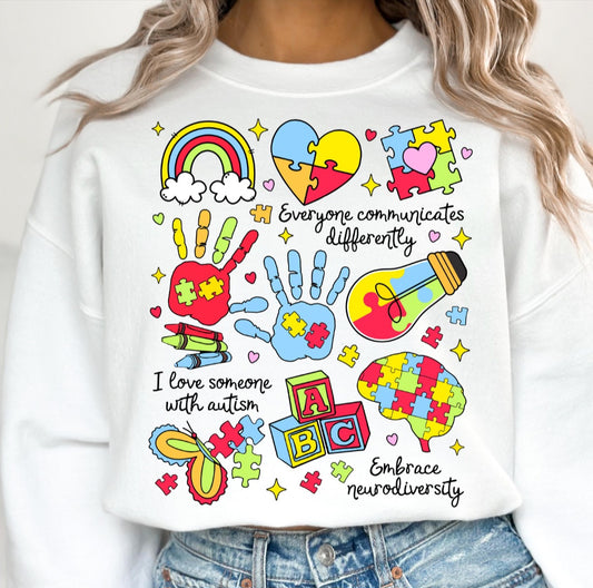 Embrace neurodiversity- Bright Colors