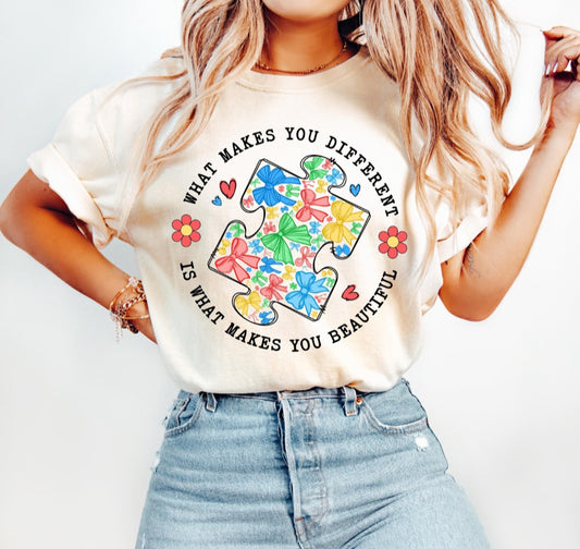 What makes you different makes you beautiful