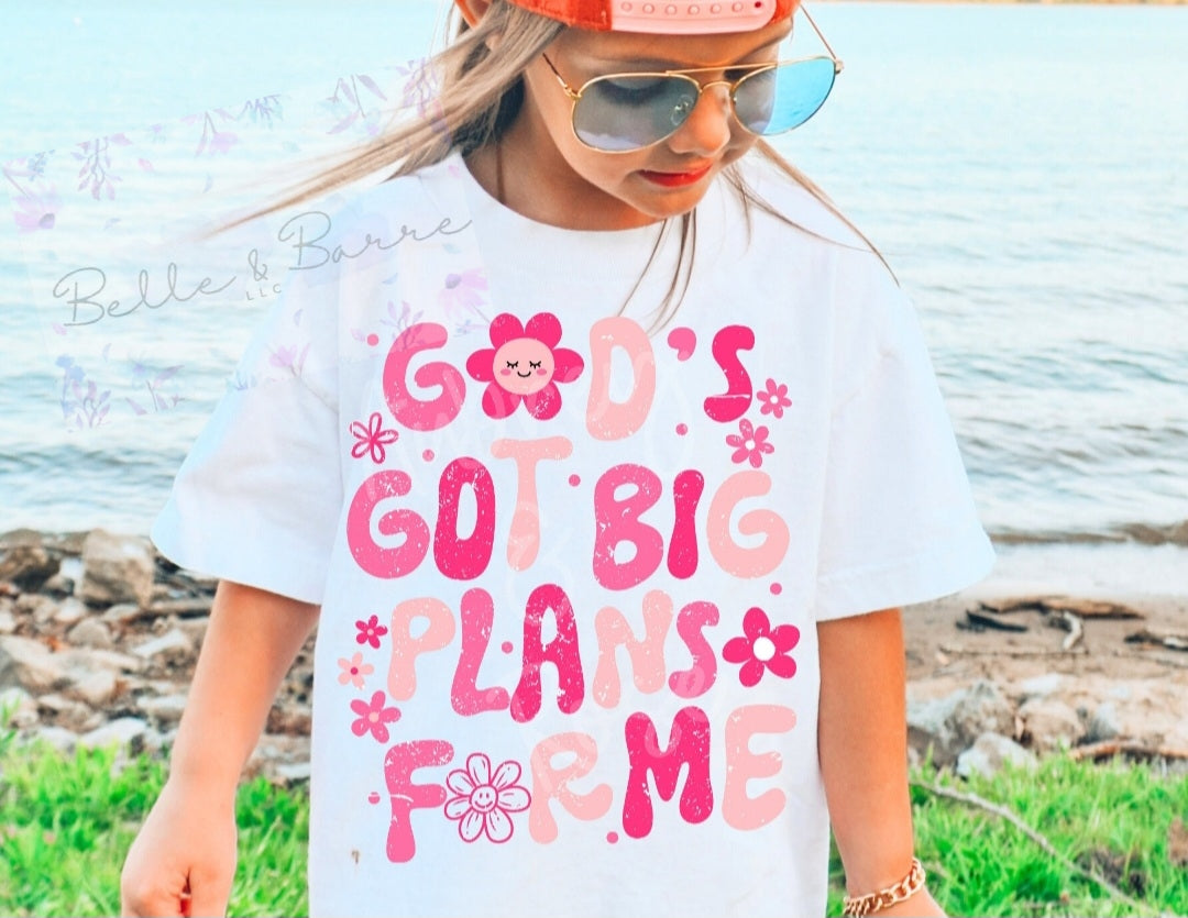 Girl's God's got Big Plans for Me